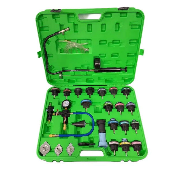 28PC COOLANT SYSTEM PRESSURE TESTER & REFILL KIT DS1838